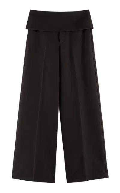 Arakii Waist Edge Wide-leg Pants Exclusive In Brown