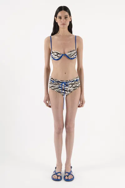 Arakii Wired Bikini Top In Brown