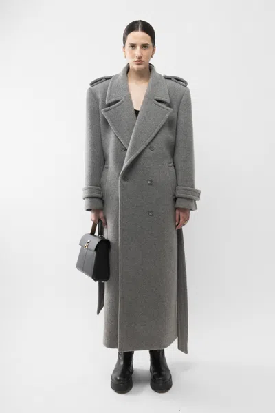 Arakii Wool Coat In Gray