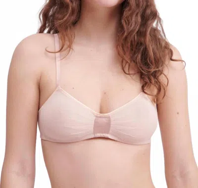 Araks Uma Semi-sheer Bralette In Bare In Pink