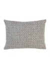 Araminta Campbell Alpaca-blend Fern Cushion In Gray