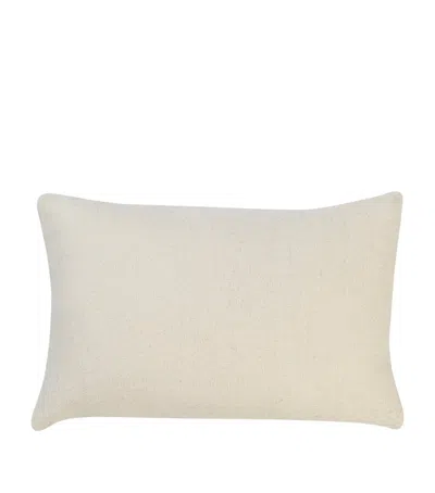 Araminta Campbell Alpaca-blend Fern Cushion In White