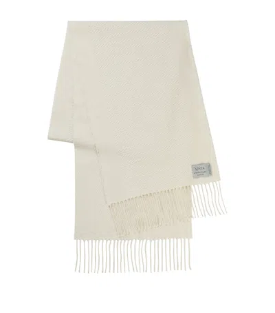 Araminta Campbell Alpaca-blend Harvest Grain Scarf In White