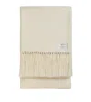 Araminta Campbell Large Alpaca-blend Woodland Throw In White