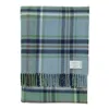 Araminta Campbell Ltd Beech Dappled Skies Lambswool Throw Blue In Blue