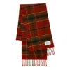 Araminta Campbell Ltd Women's Autumn Woodland Walk Lambswool Scarf Orange In Orange