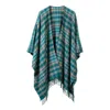 Araminta Campbell Ltd Women's West Coast Waters Lambswool Serape Turquoise In Blue