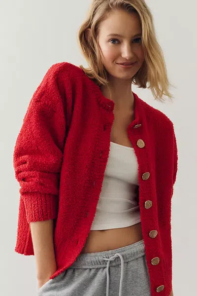 Araminta James Aimes Cardigan Top In Red