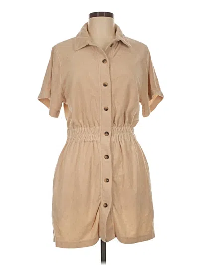 Pre-owned Araminta James Casual Dress In Tan