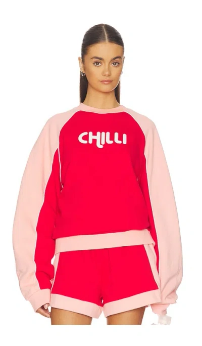 Araminta James Chilli Sweatshirt In Pink