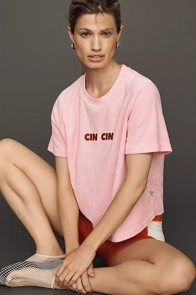 Araminta James Cin Cin Terry Tee In Pink