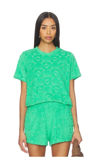 Araminta James Cruise Dolphin Terry Top In Green