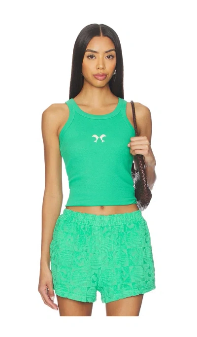 Araminta James Dolphin Tank Top In Green