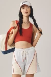 Araminta James Drawstring Track Shorts Pants In Gray