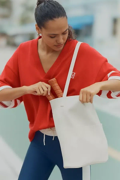 Araminta James French Tennis Shirt Top In Red