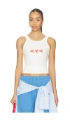 Araminta James Lobster Tank Top In White