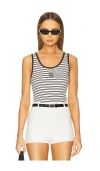 Araminta James Mio Tank Top In Black,white
