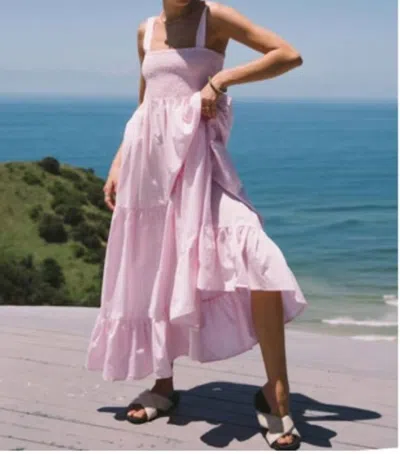 Araminta James Monaco Maxi Dress In Fairy Floss In Pink