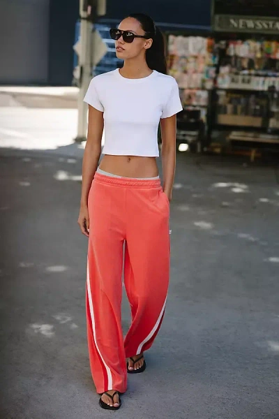 Araminta James Palmera 100% Cotton Terry Track Pants In Orange