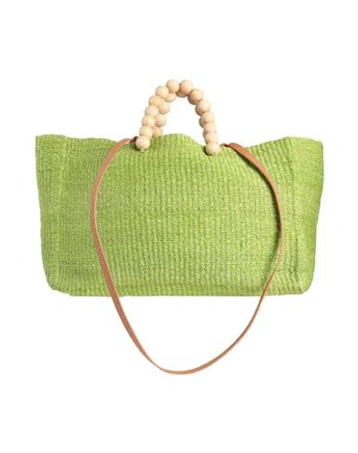 Aranaz Aranáz Woman Handbag Green Size - Textile Fibers