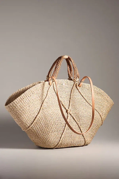 Aranaz Corda Large Straw Tote