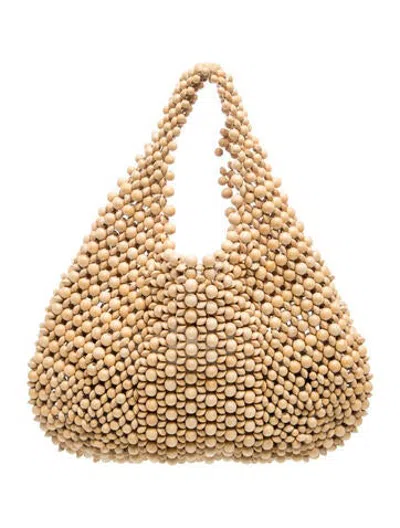 Pre-owned Aranaz Shoulder Bag In Neutrals