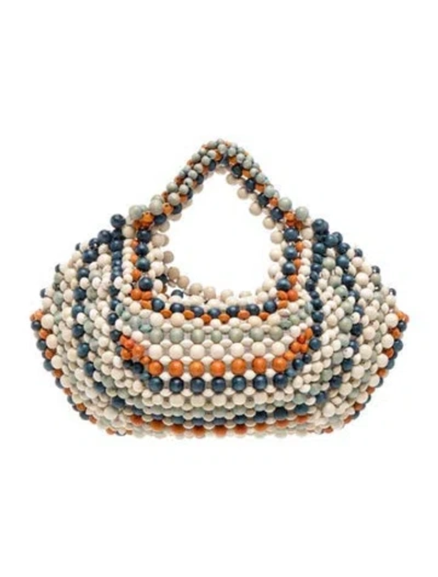 Pre-owned Aranaz Top Handle Bag In Neutrals