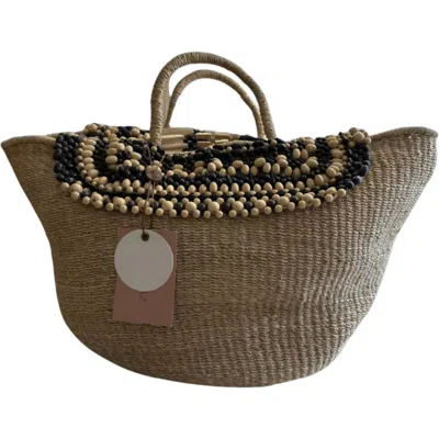 Aranaz Women's Punto Bag In Natural In Beige