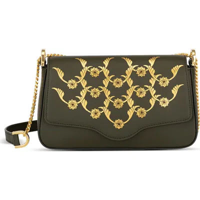 Aranyani Gold Gilded Amoura Crossbody 8 In Red