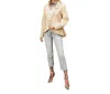 Aratta Carol Corduroy Blazer In Cream In White