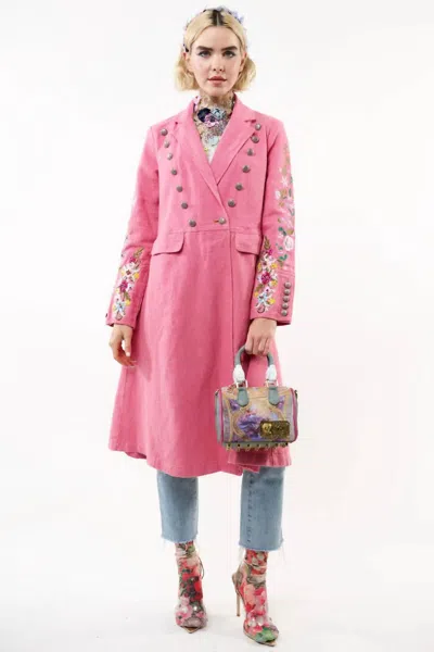 Aratta City Coat In Pink