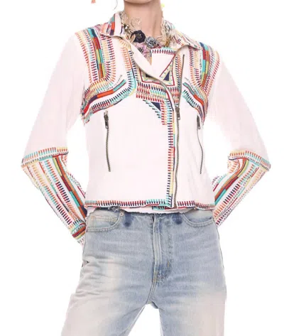 Aratta Crafted Lily Jacket In Off White