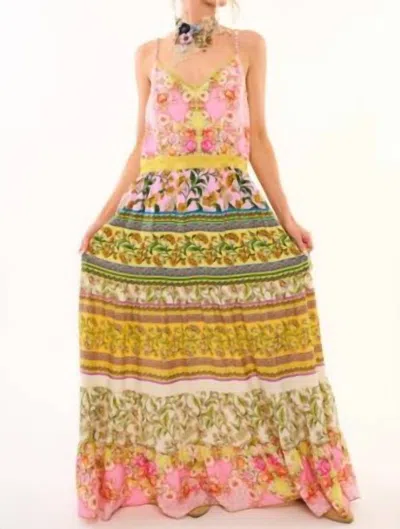 ARATTA DRAMA STRAP MAXI DRESS IN PINK