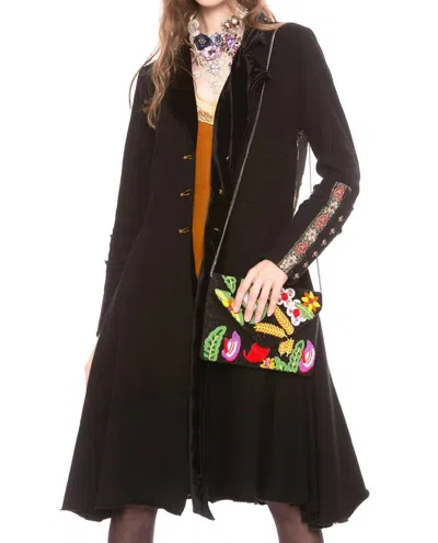 Aratta Heart Of Autumn Coat In Black