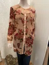 Aratta Isla Tunic In Peach, Merlot In Multi