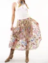 Aratta Roman Holiday Skirt In Multi In Multi