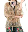 Aratta Sweet & Cheetah Top In Brown