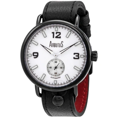 Arbutus 5th Ave White Dial Men's Watch Ar603bwb In Black