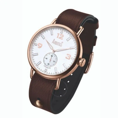 Arbutus 5th Ave White Dial Men's Watch Ar603rwf In Brown