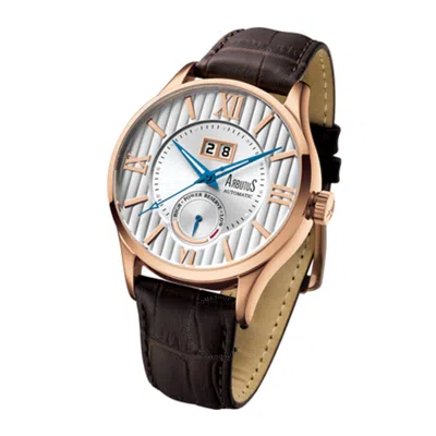 Arbutus Automatic White Dial Men's Watch Ar915rwf In Brown