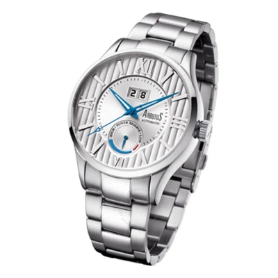 Arbutus Automatic White Dial Men's Watch Ar915sws In Metallic