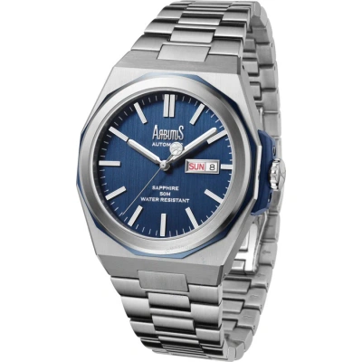 Arbutus Broadway Automatic Blue Dial Men's Watch Ar2204sus In Metallic