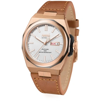 Arbutus Broadway Automatic White Dial Men's Watch Ar2204rwf In Gold