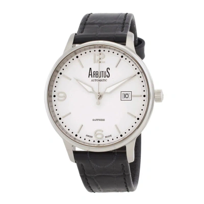 Arbutus Swiss-made Collection Automatic White Dial Men's Watch Ars1609swb In Black