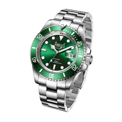 Arbutus Wall Street Automatic Green Dial Men's Watch Ar1907sgs In Metallic