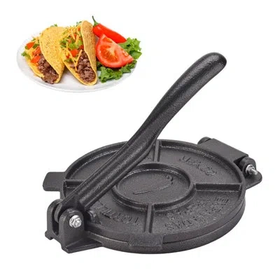 Arc 0020 Cast Iron 6.5" Manual Tortilla Press And Roti Maker In Gray