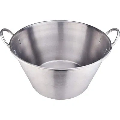 Arc 21" Heavy Duty All Stainless Steel Mexican Cazo Olla - 41 Qt, Corrosion-proof Camp Kitchen Tool, Sto