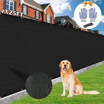 Arc Black Black Polyethylene Fencing