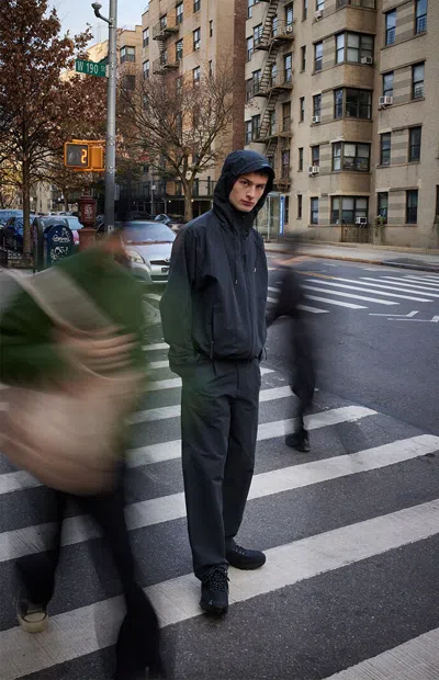 Arc Men's Active Black Baggy Trouser Pants In Multi