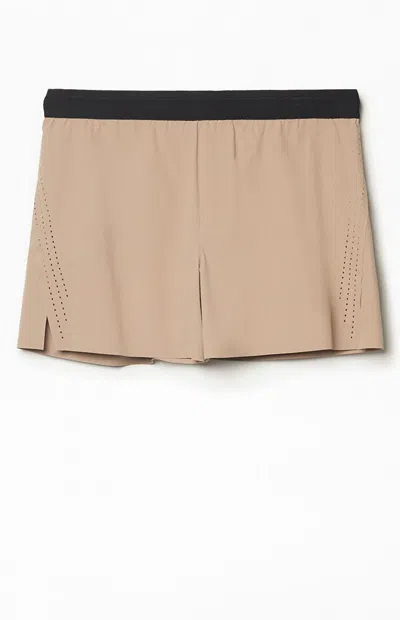 Arc Men's Active Stone Running Shorts In Nude